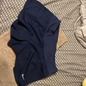 Navy woman's nike shorts